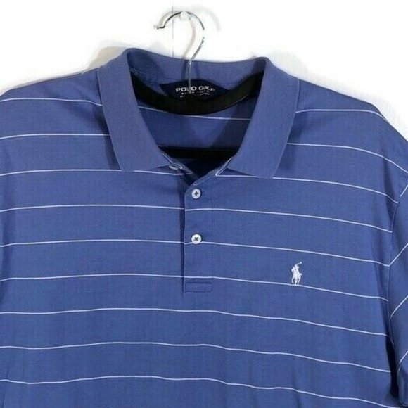Polo Golf Ralph Lauren Shirt 100% Pima Cotton Blue - Picture 10 of 10